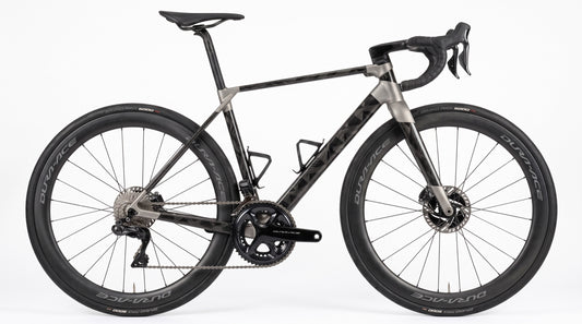 HILITE Masterpiece titanium-carbon allroad bicycle, side view