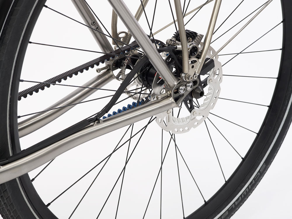 s Pinion Adventure Titanium Bike