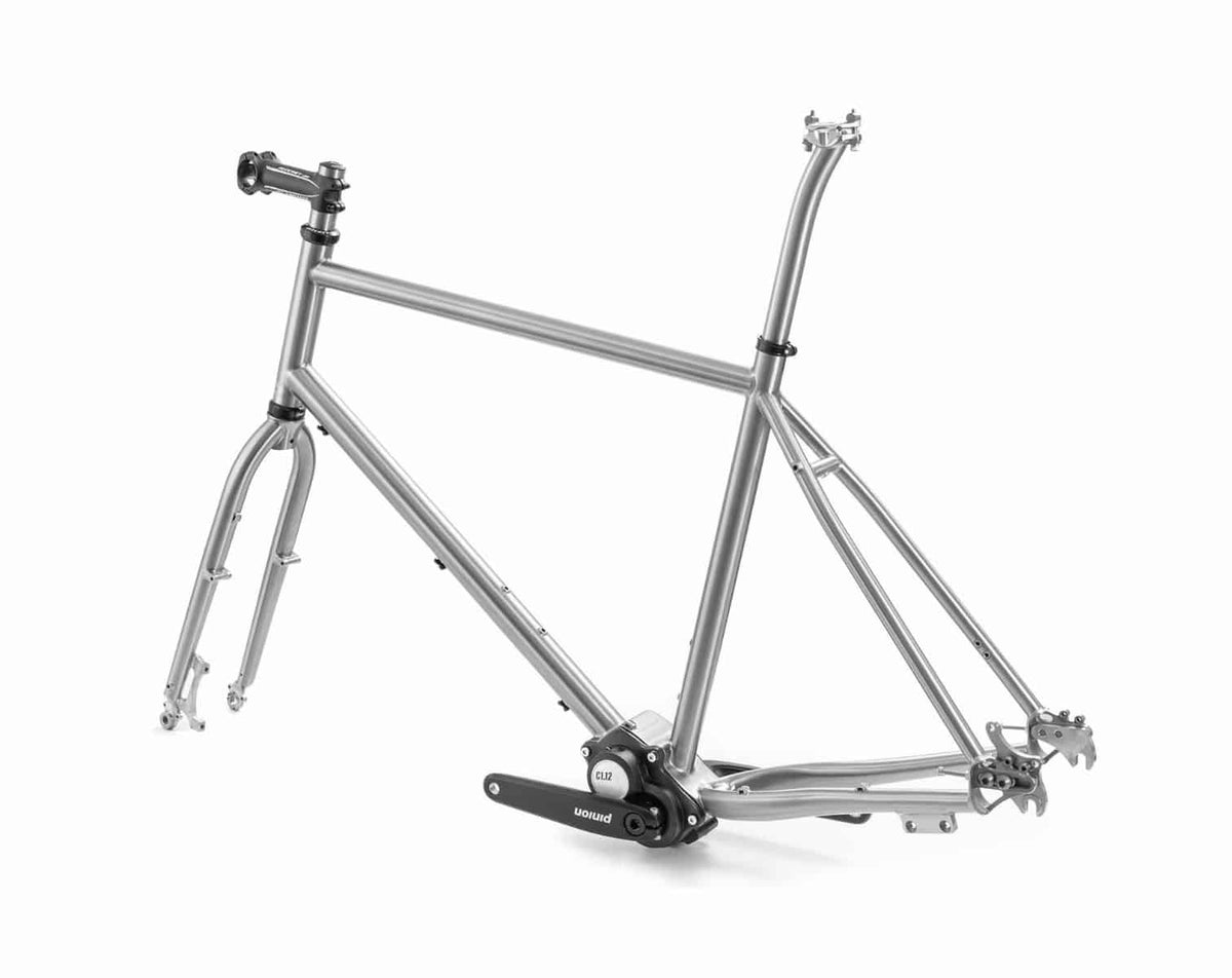 s Pinion Classic Adventure Titanium frame