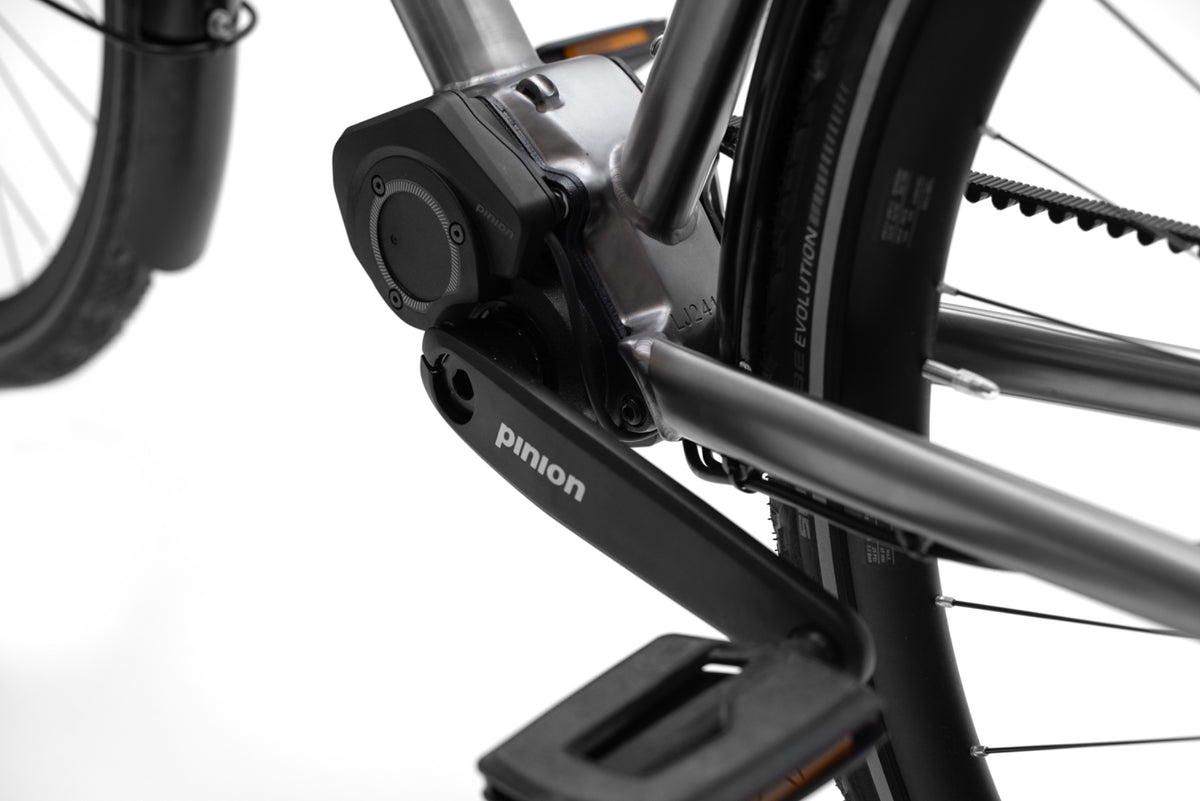 s Pinion Gravel Titanium Bike with Smart.Shift